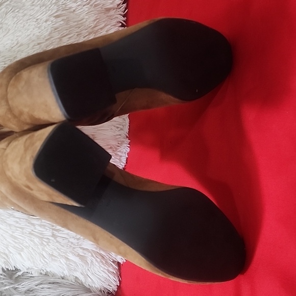Brown Suede Kate Spade Alihandra Ankle Boots - Picture 6 of 9
